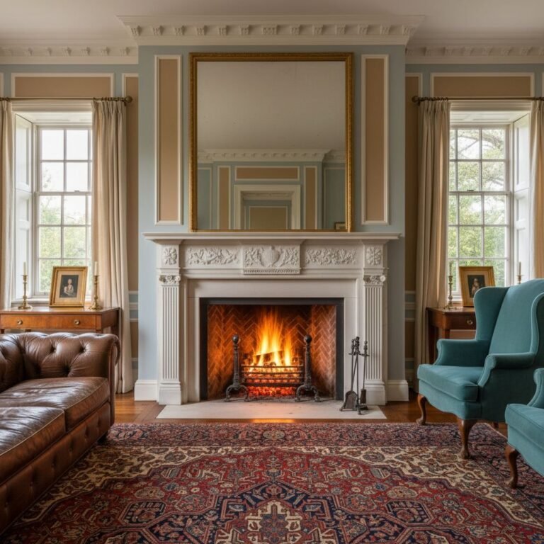 Georgian fireplace