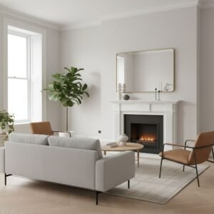 Modern Georgian fireplace