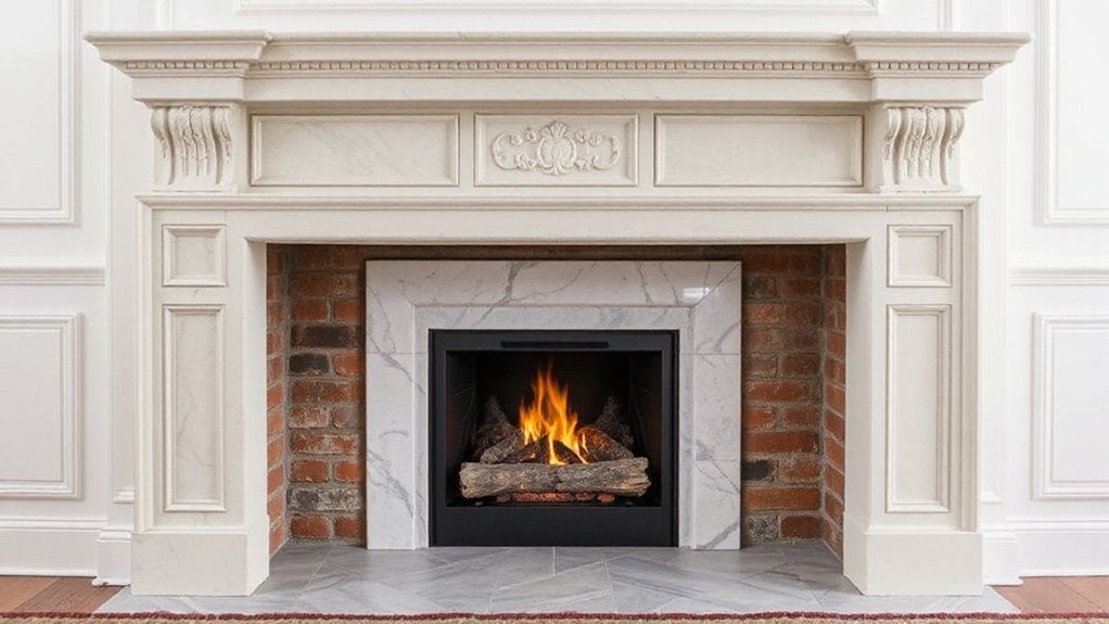 authentic durable fireplace design
