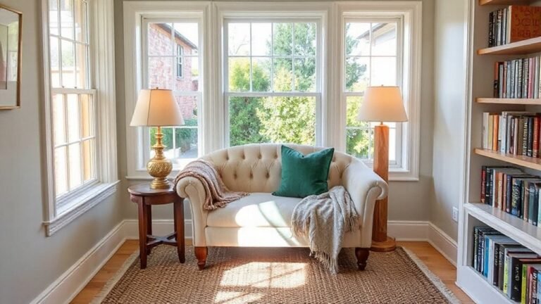 bay window reading nook