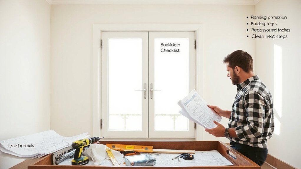 bifold door planning checklist