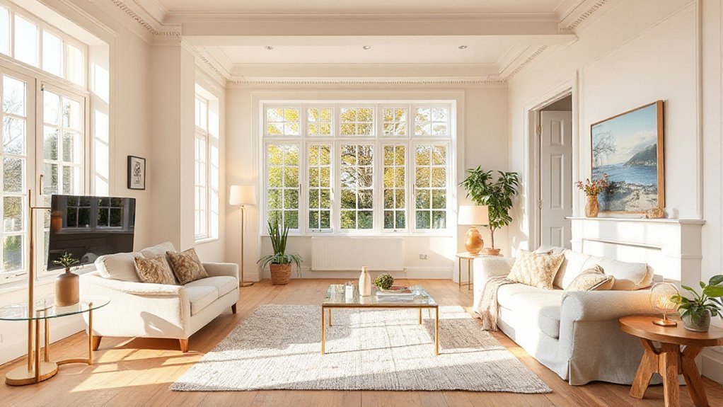 bright neutral layered lighting