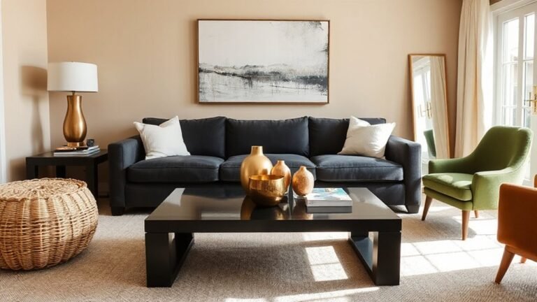 colorful decor accents