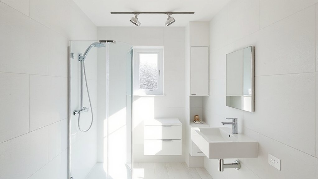 corner and quadrant shower options