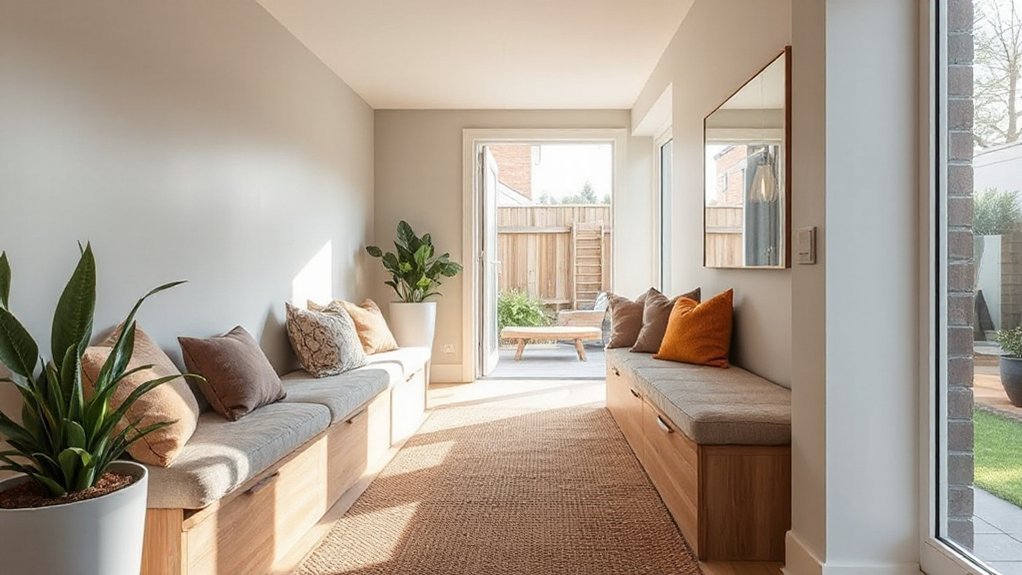 cozy compact lounge retreat