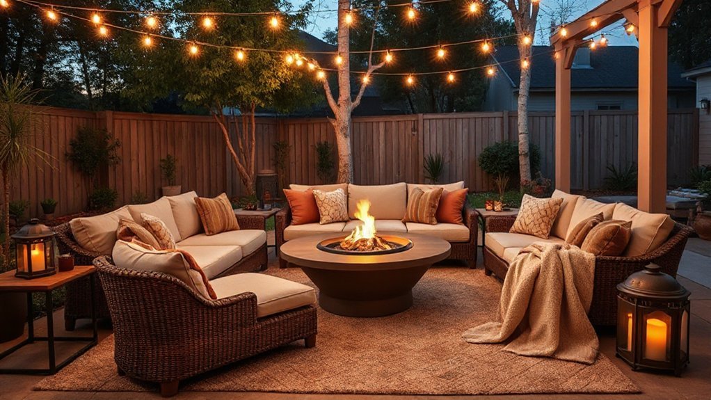 cozy warm outdoor ambiance