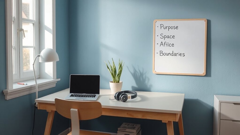 create focused study environment