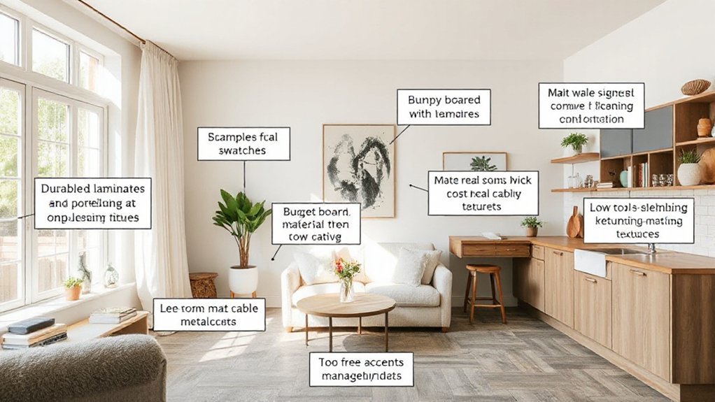 durable cost effective room materials