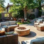 efficient backyard outdoor seating