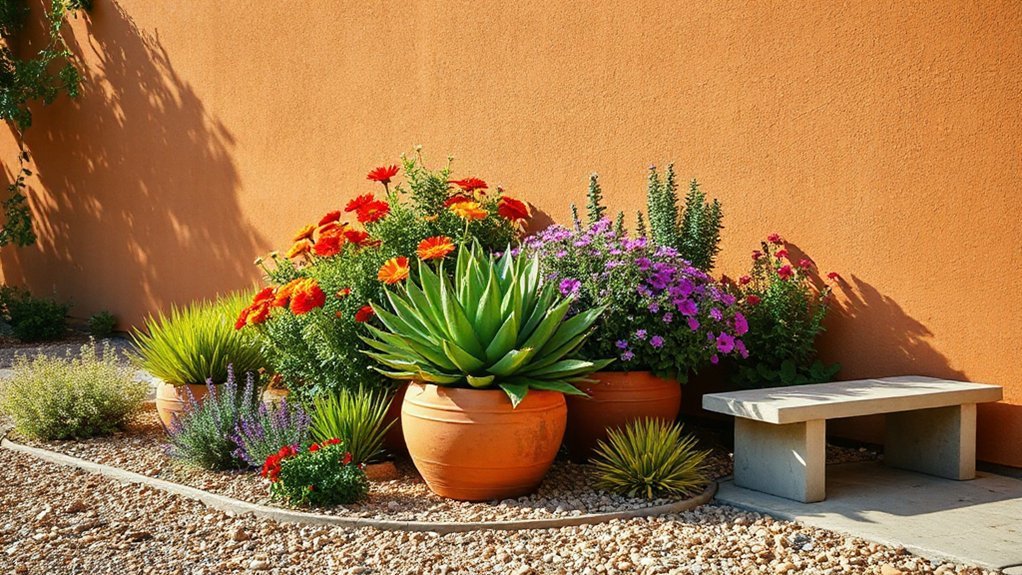 efficient colorful water wise landscaping