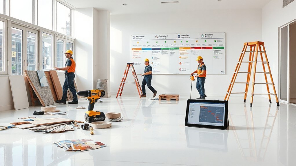 efficient scheduling minimizes downtime while Refreshing A Rental Property Between Tenants