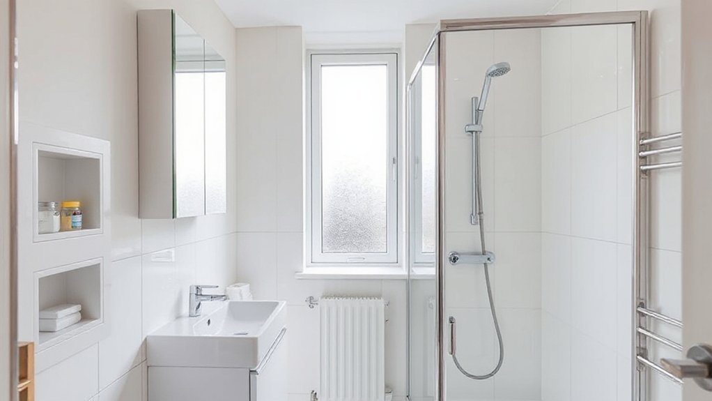efficient small bathroom designs