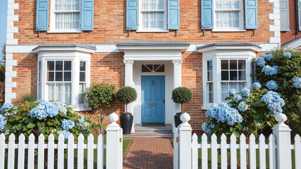 elegant blue and white decor