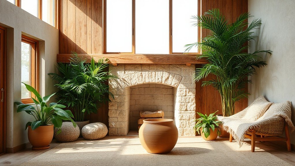 embrace natural textured materials