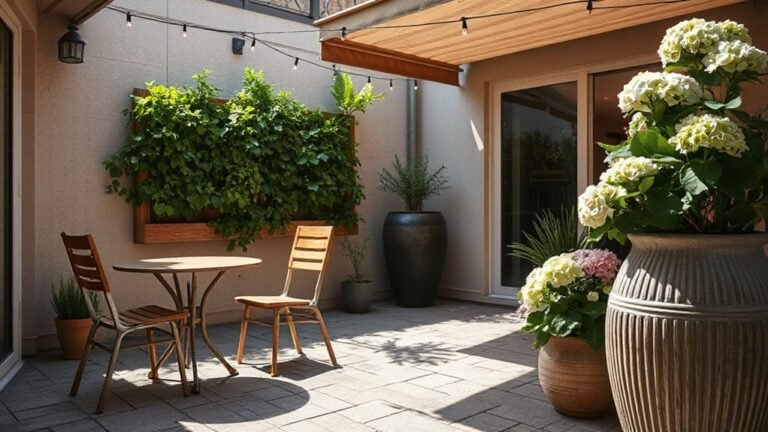 enhancing small patio usability