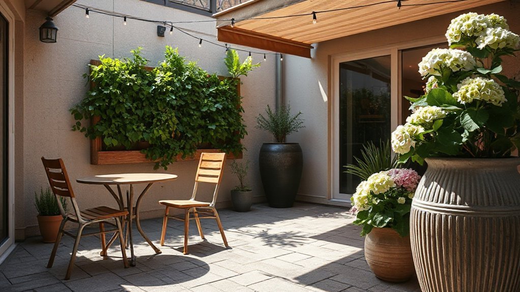 enhancing small patio usability