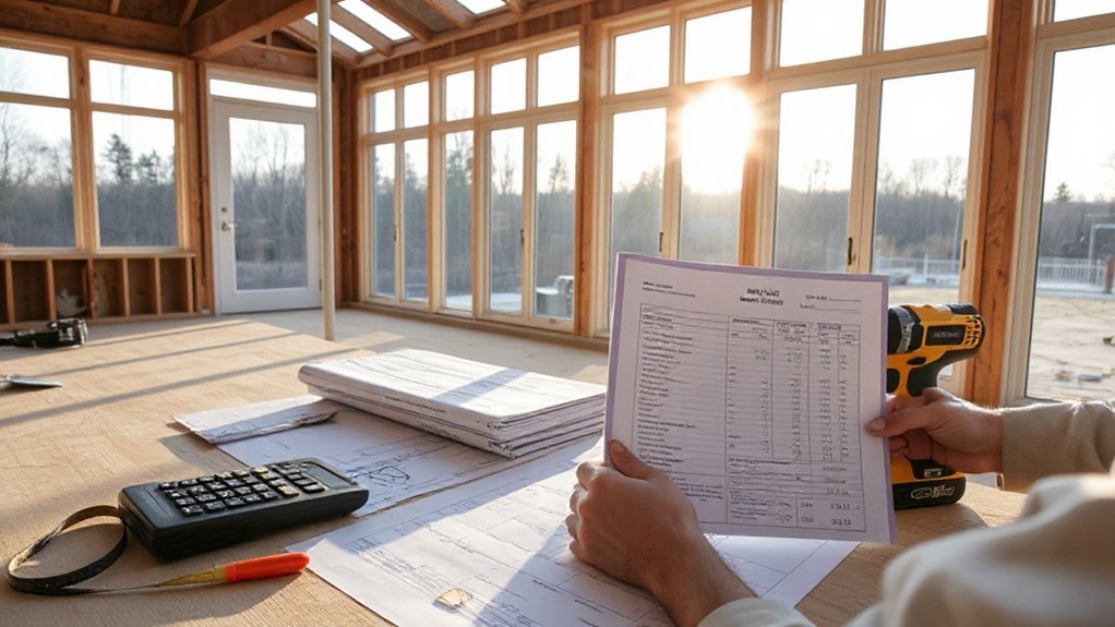 evaluate bid line items