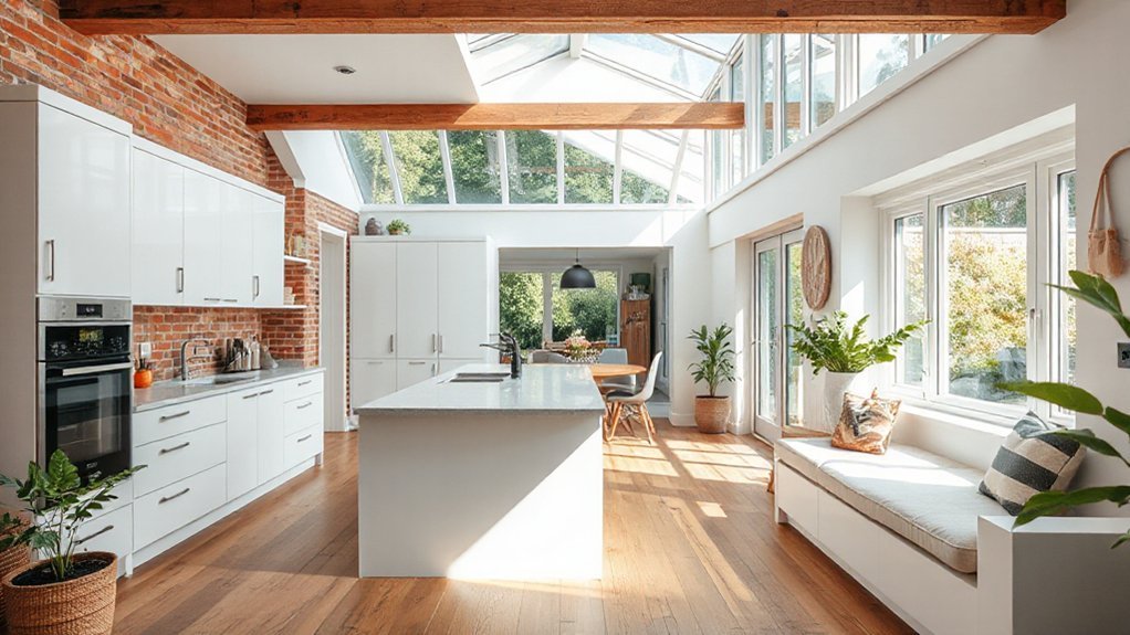 expanded light filled functional space