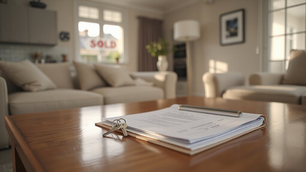 finalize agreements hand over keys