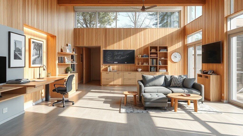 flexible adaptable family workspace