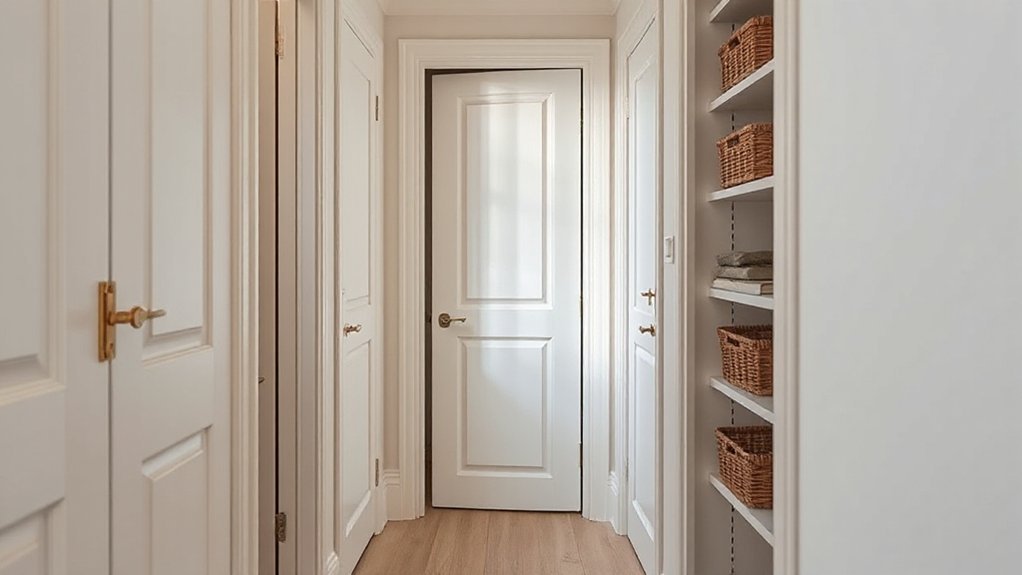 hidden panels for organized storage