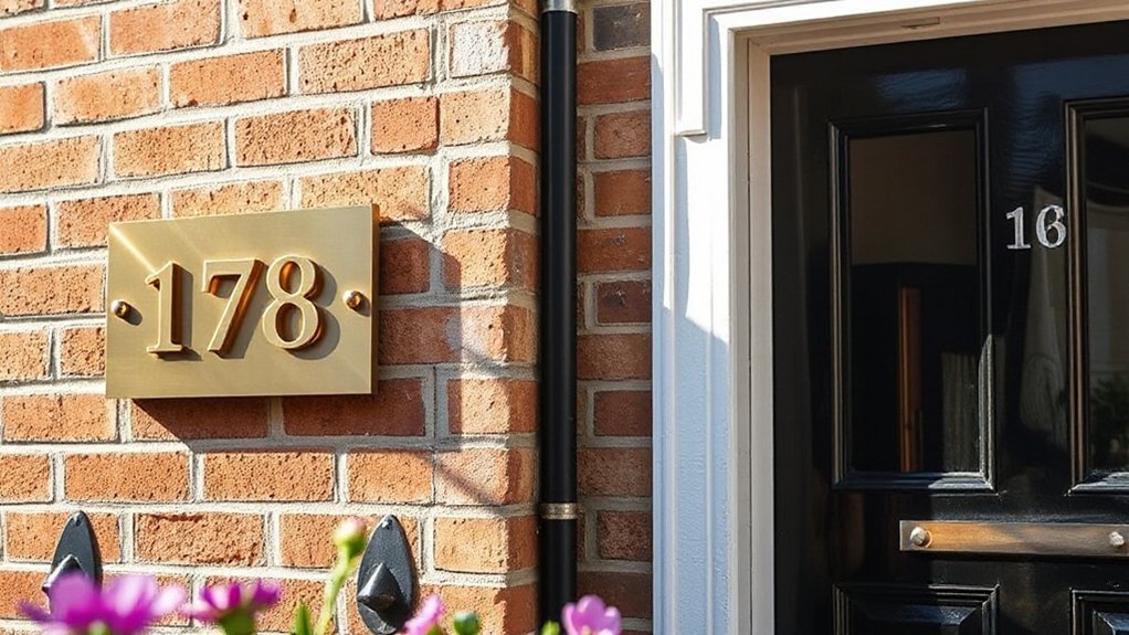 high visibility durable house signage