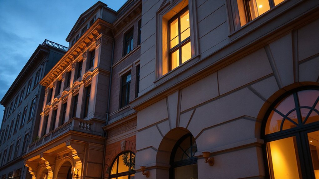 highlighting architectural features