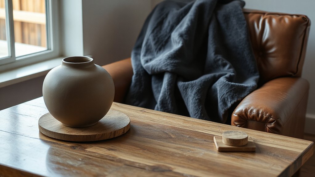 intentional texture and material balance