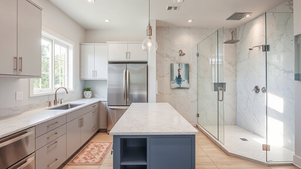 kitchen versus bathroom value