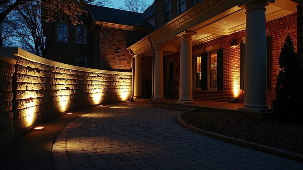 layered landscape lighting design