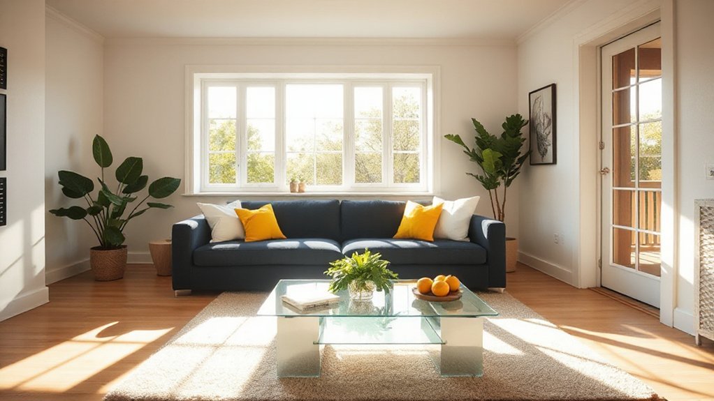 layered lighting and warm tones