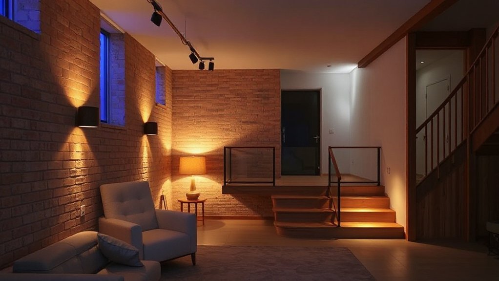 layered lighting creates atmosphere