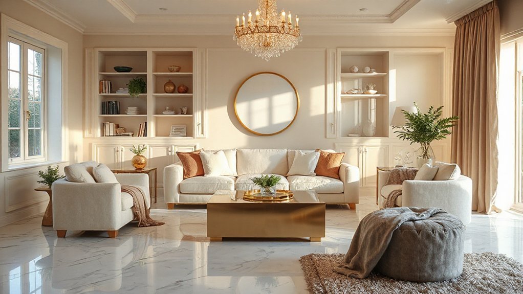 layered lighting enhances ambiance