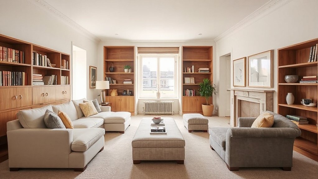 light stylish organized seating