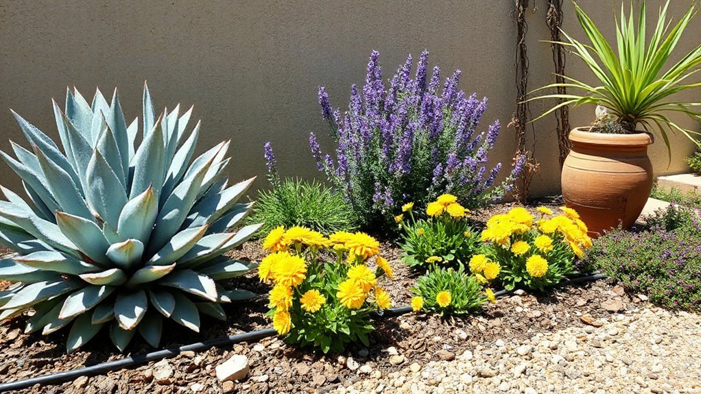 low maintenance sunny garden design