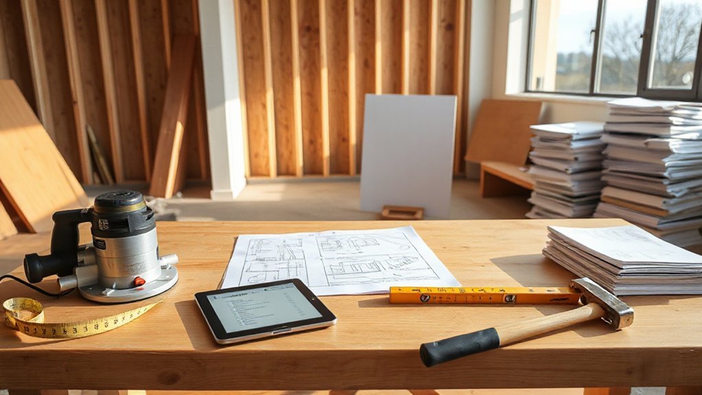 material sourcing and permit tracking