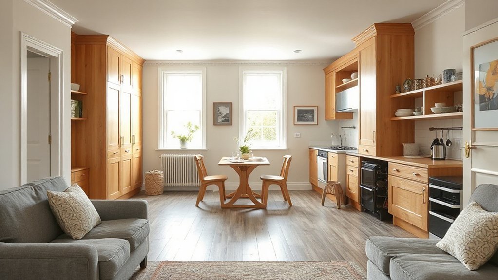 modernise a UK bungalow without major structural maximize space with multifunctional furniture