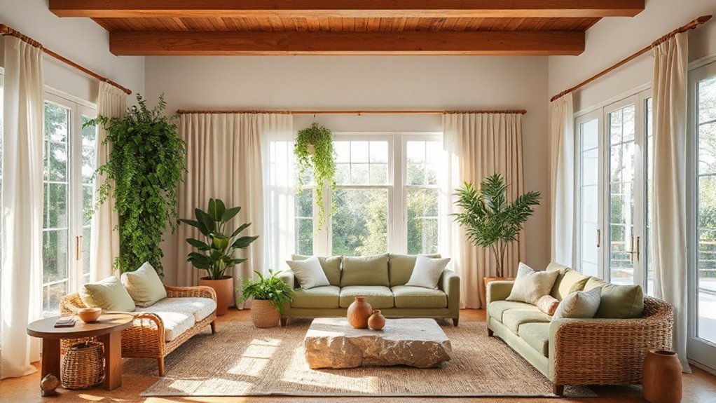 nature inspired calming accents