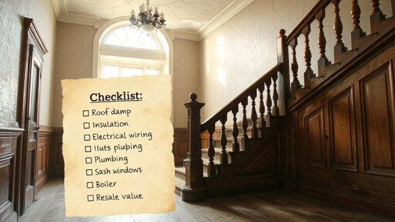 older property viewing checklist