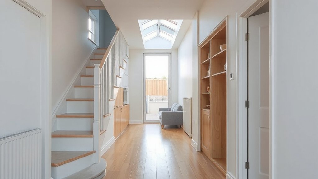 optimizing narrow house layouts