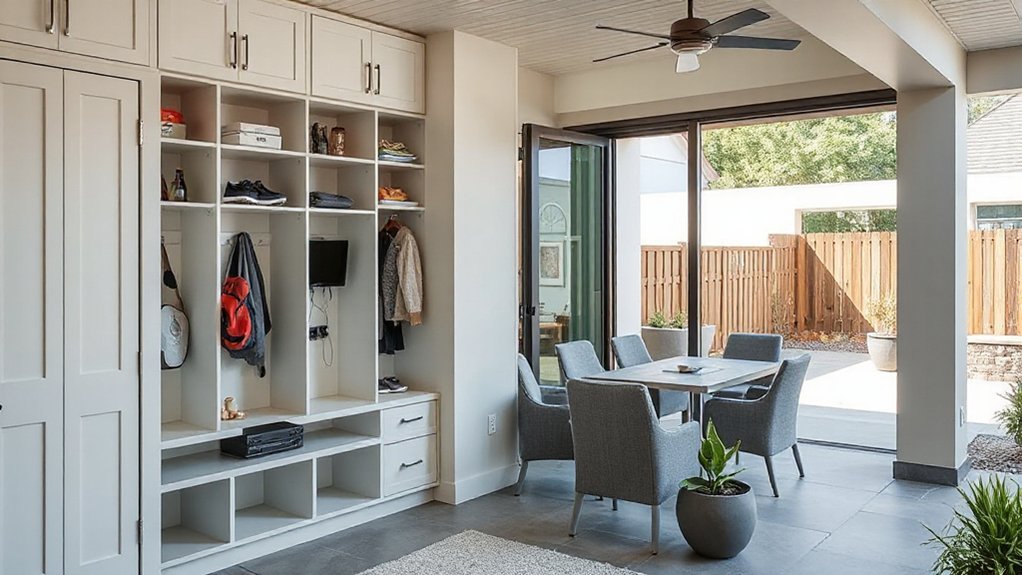 organized outdoor family spaces