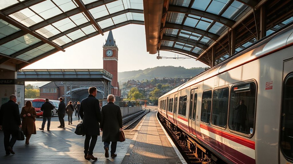 reliable london train commute