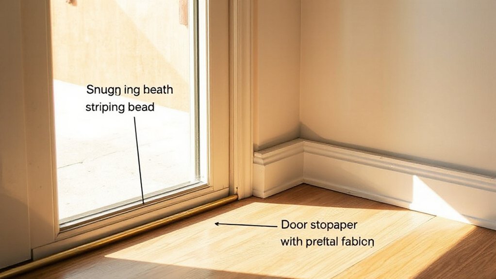 seal gaps for noise reduction