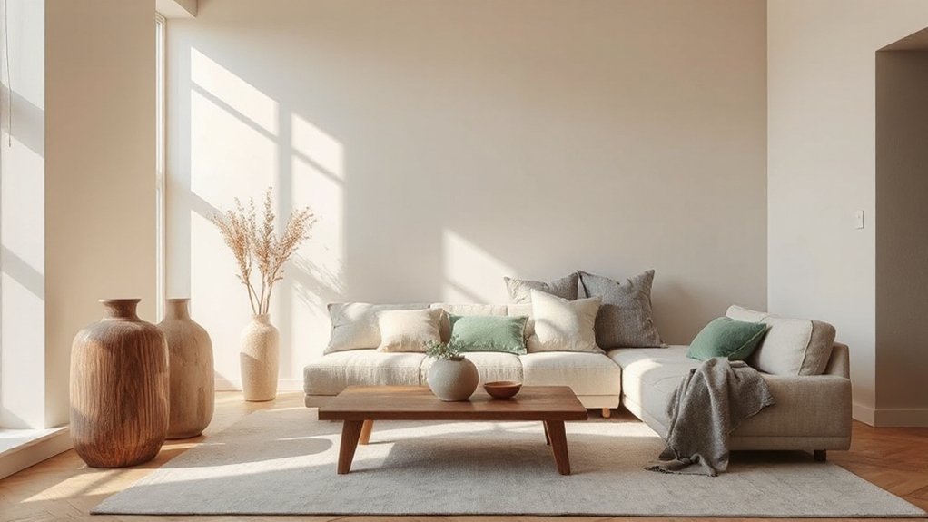 serene balanced subtle space