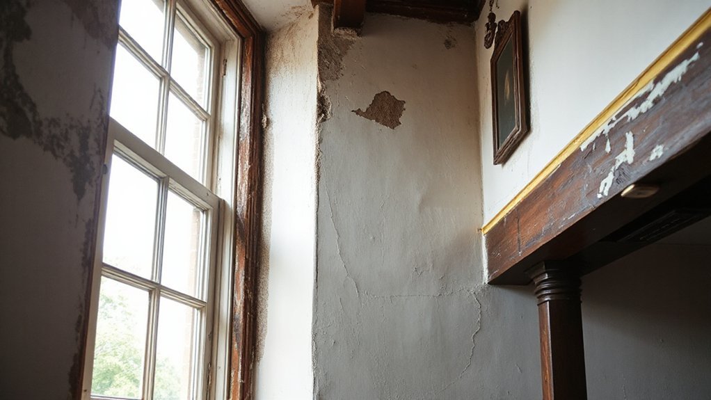signs of dampness in historic homes