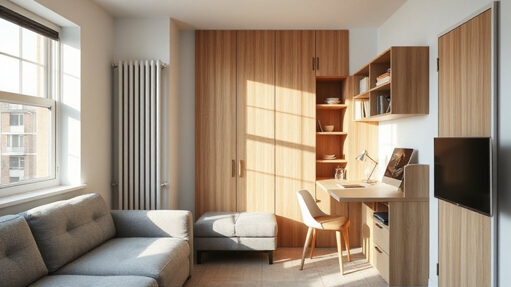 smart space saving apartment design