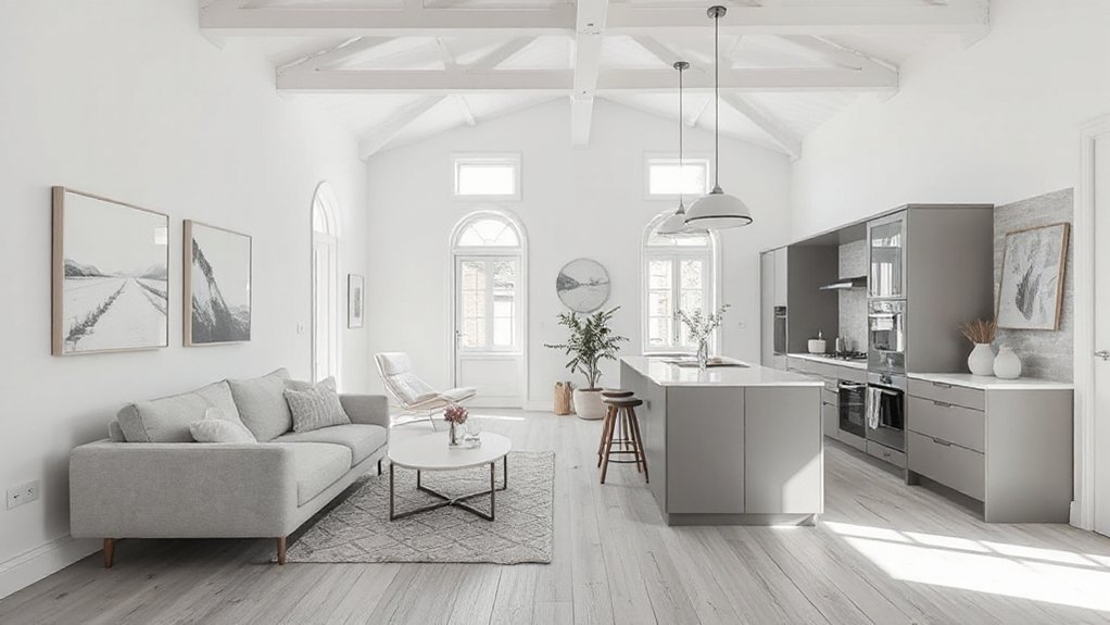 subtle visual and acoustic zoning