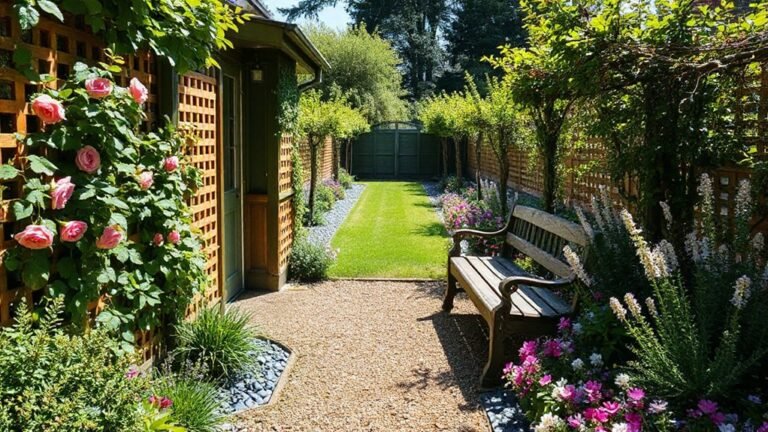 terraced garden summer design