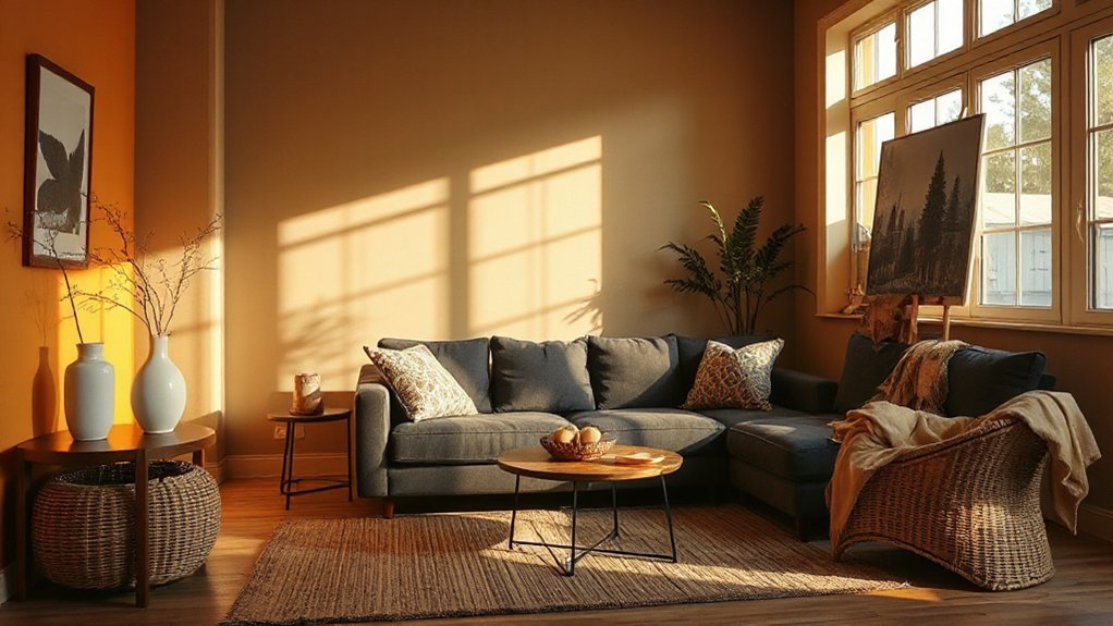 test lighting before painting