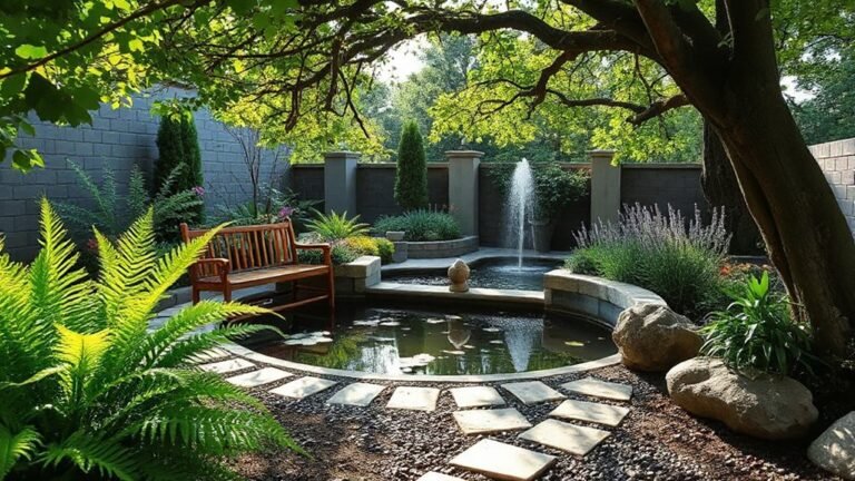transforming garden into oasis
